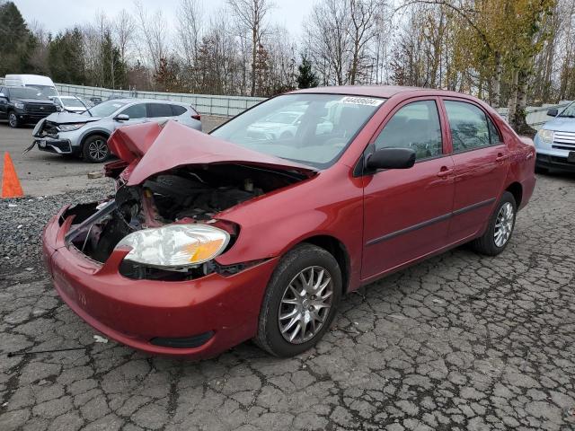 TOYOTA COROLLA CE 2007 red  gas JTDBR32EX70114560 photo #1