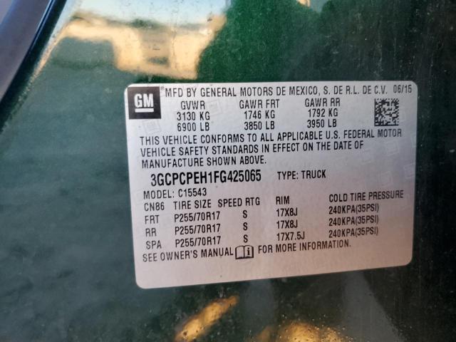 2015 CHEVROLET SILVERADO - 3GCPCPEH1FG425065