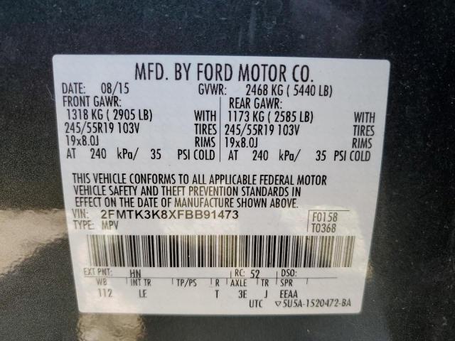2015 FORD EDGE TITAN - 2FMTK3K8XFBB91473