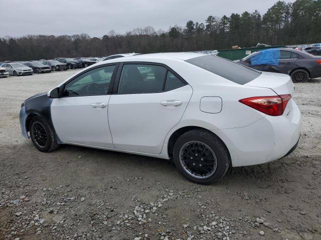 TOYOTA COROLLA L 2017 white  gas 5YFBURHE1HP680459 photo #3