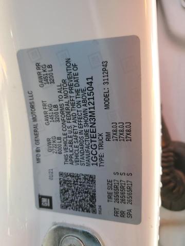 2021 CHEVROLET COLORADO Z - 1GCGTEEN3M1215041