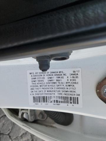 2017 HONDA CIVIC EX - 2HGFC2F77HH556719