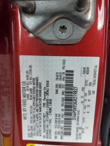 2016 FORD FUSION TIT - 3FA6P0K93GR219827