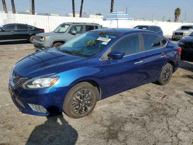 NISSAN SENTRA S 2017 blue  gas 3N1AB7AP3HY283677 photo #1