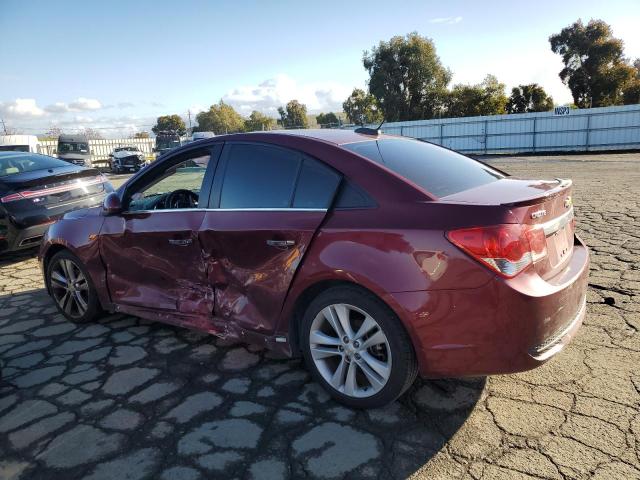 CHEVROLET CRUZE LTZ 2015 red  gas 1G1PG5SB4F7120155 photo #3