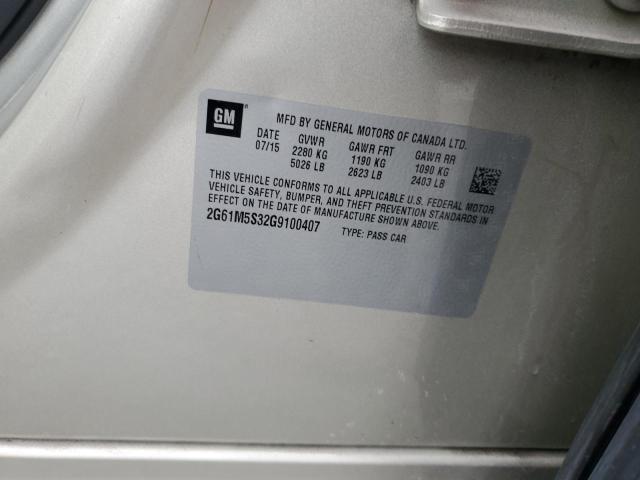 2016 CADILLAC XTS LUXURY - 2G61M5S32G9100407