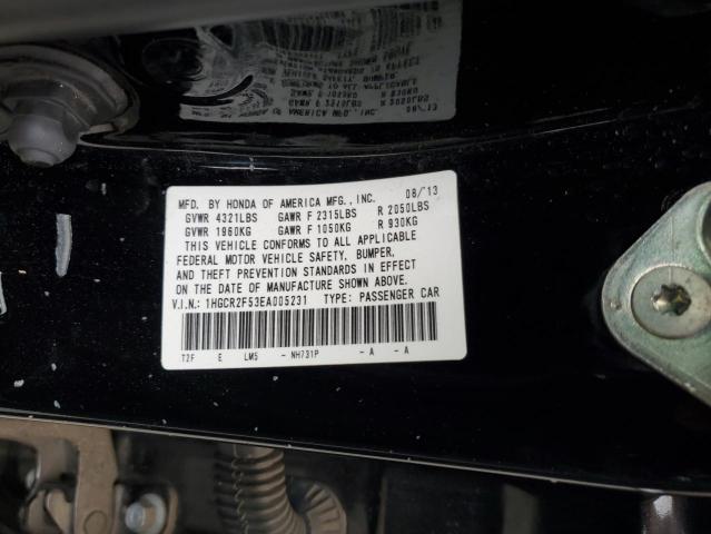 VIN 1HGCR2F53EA005231 2014 HONDA ACCORD no.12