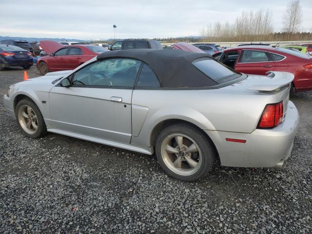 FORD MUSTANG GT 2002 silver  gas 1FAFP45X42F172928 photo #3