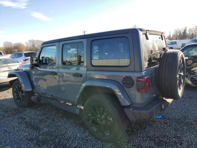 JEEP WRANGLER U 2022 gray  hybrid engine 1C4JJXP62NW198525 photo #3