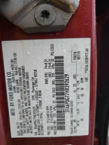 2017 FORD FUSION S - 3FA6P0G77HR392629