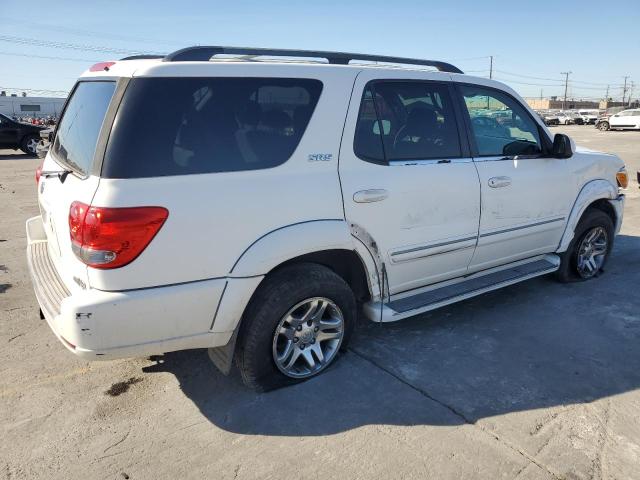 TOYOTA SEQUOIA SR 2005 white  gas 5TDZT34A25S244191 photo #4