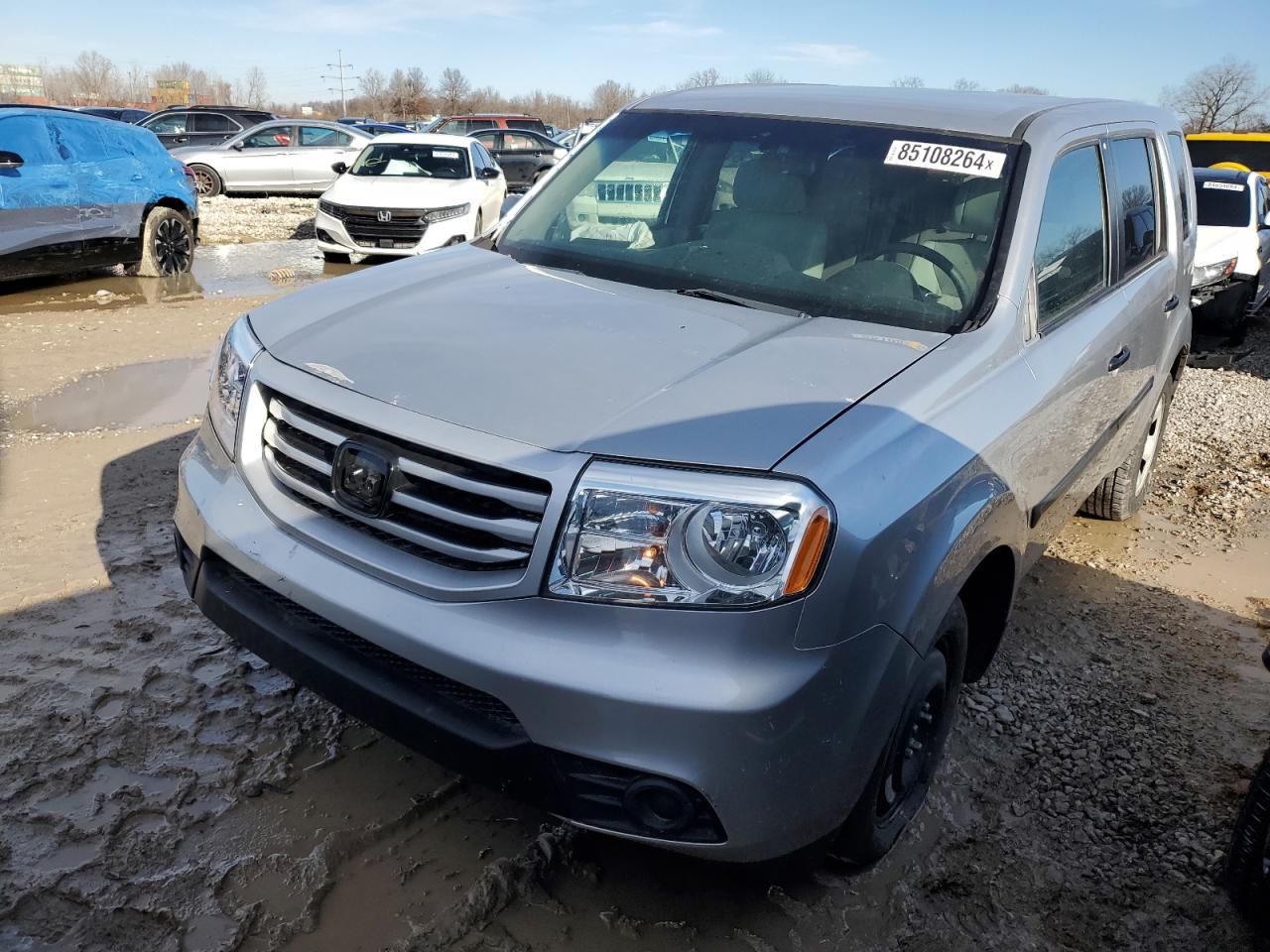 Lot #3030637204 2014 HONDA PILOT LX