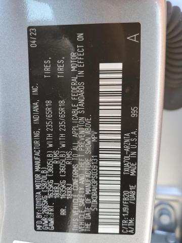 2023 TOYOTA HIGHLANDER - 5TDKDRAH3PS039131