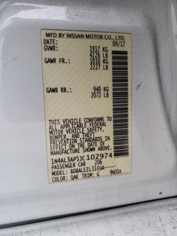 2018 NISSAN ALTIMA 2.5 - 1N4AL3AP5JC102974