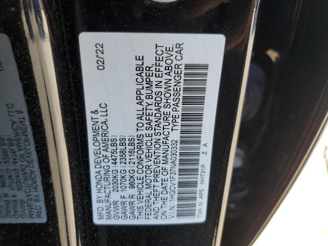 2022 HONDA ACCORD SPO - 1HGCV1F37NA030332