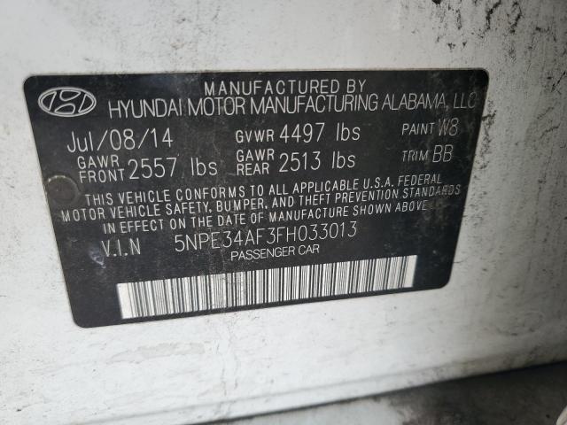 2015 HYUNDAI SONATA SPO 5NPE34AF3FH033013