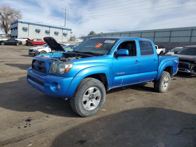 TOYOTA TACOMA DOU 2011 blue crew pic gas 3TMLU4ENXBM075298 photo #1