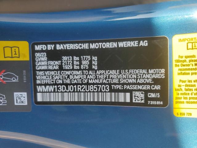 2024 MINI COOPER SE WMW13DJ01R2U85703