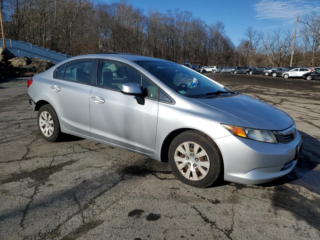 Lot #3045788654 2012 HONDA CIVIC LX