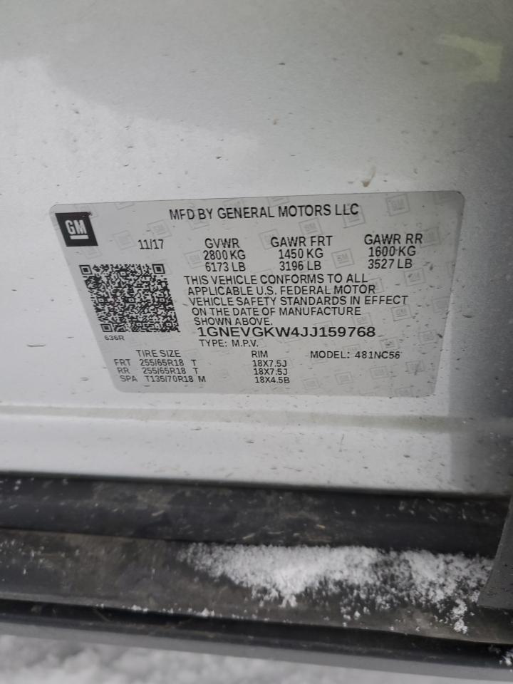 CHEVROLET TRAVERSE LT