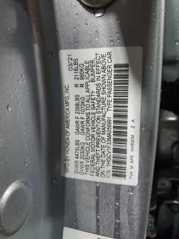 2021 HONDA ACCORD SPO - 1HGCV1F33MA056991