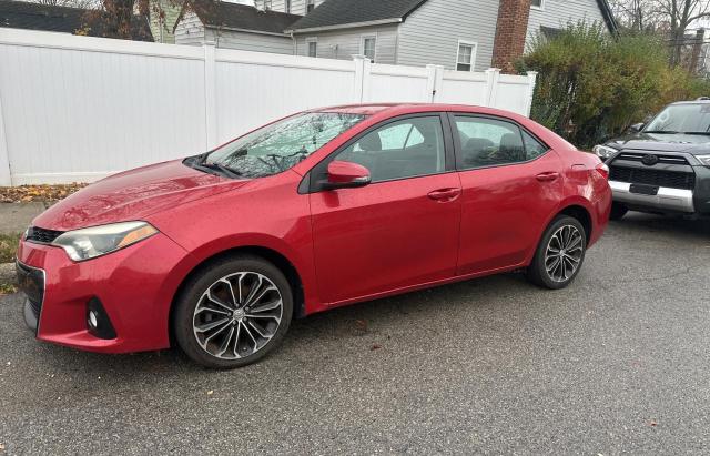 TOYOTA COROLLA L 2015 red  gas 2T1BURHEXFC460797 photo #3