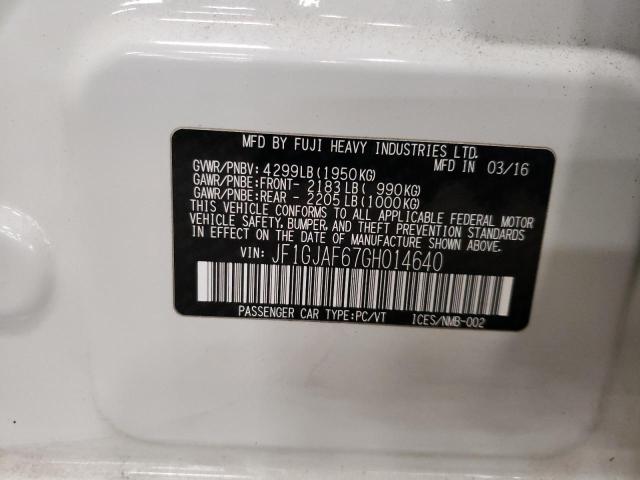 2016 SUBARU IMPREZA PR - JF1GJAF67GH014640