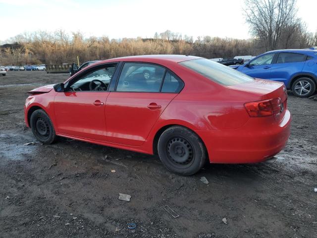 VOLKSWAGEN JETTA BASE 2014 red  gas 3VW1K7AJ6EM369381 photo #3