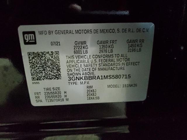 2021 CHEVROLET BLAZER 1LT - 3GNKBBRA1MS580715