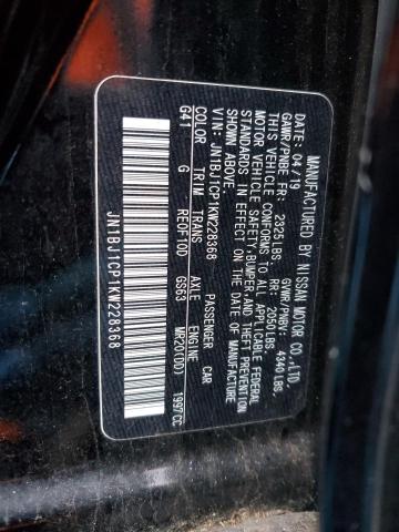 2019 NISSAN ROGUE SPOR - JN1BJ1CP1KW228368