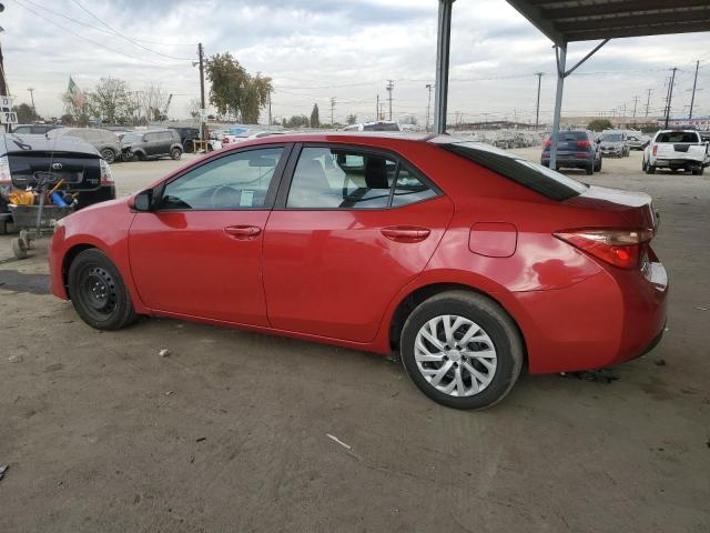 TOYOTA COROLLA L 2018 red  gas 2T1BURHE3JC037858 photo #3