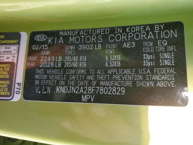 2015 KIA SOUL - KNDJN2A28F7802829