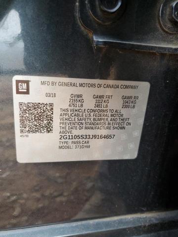 2018 CHEVROLET IMPALA LT - 2G1105S33J9164657
