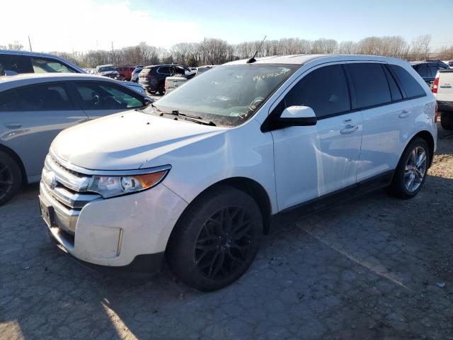 FORD EDGE SEL 2014 white  gas 2FMDK3J94EBA53649 photo #1