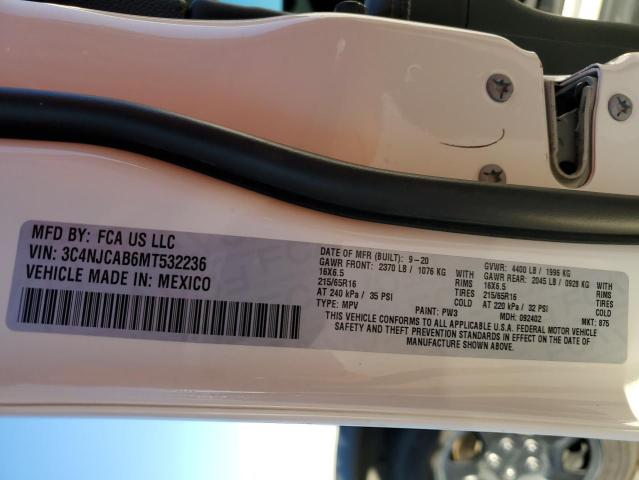 2021 JEEP COMPASS SP - 3C4NJCAB6MT532236