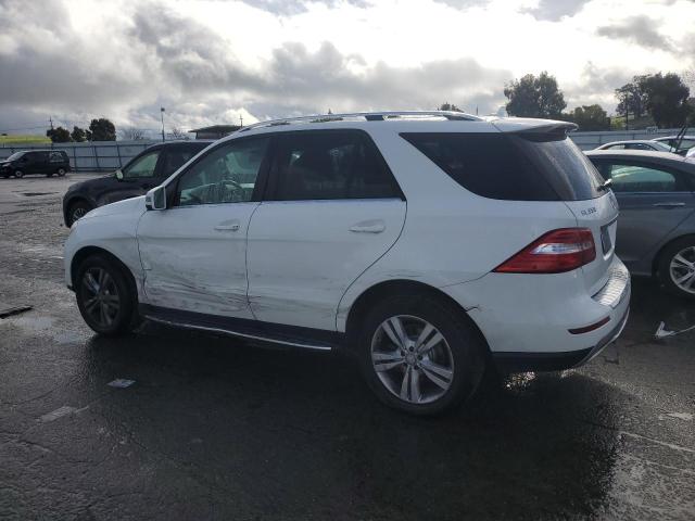 MERCEDES-BENZ ML 350 4MA 2014 white  gas 4JGDA5HB3EA330939 photo #3