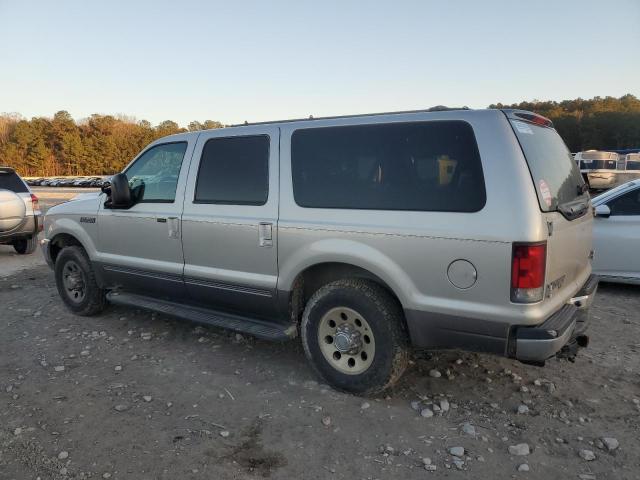 FORD EXCURSION 2002 silver  gas 1FMNU40L72EB40334 photo #3