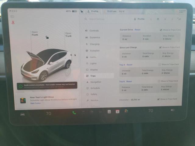 2022 TESLA MODEL Y - 7SAYGDEE8NF435001