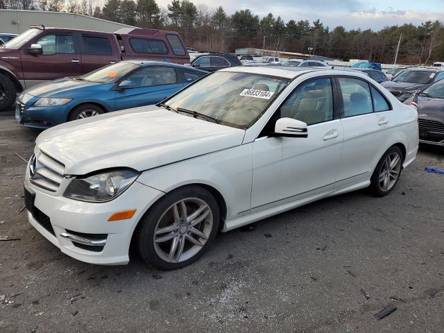 MERCEDES-BENZ C 300 4MAT 2012 white sedan 4d gas WDDGF8BB3CR191994 photo #1