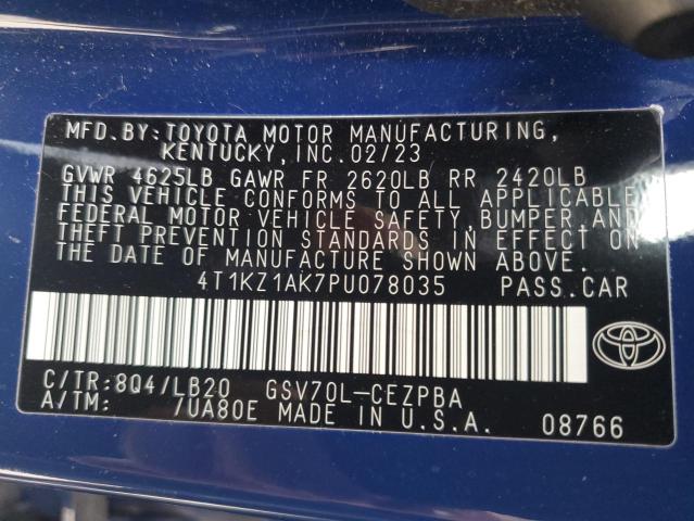 2023 TOYOTA CAMRY TRD - 4T1KZ1AK7PU078035
