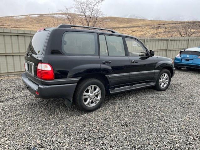 LEXUS LX 470 2003 black 4dr spor gas JTJHT00W533524145 photo #4