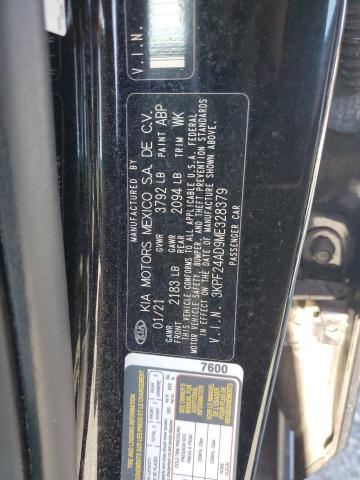 2021 KIA FORTE FE - 3KPF24AD9ME328379