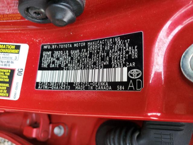 2018 TOYOTA COROLLA L - 2T1BURHEXJC970463