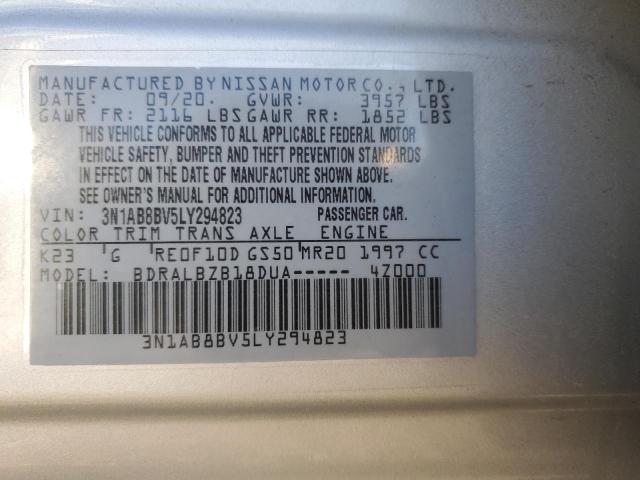 2020 NISSAN SENTRA S - 3N1AB8BV5LY294823