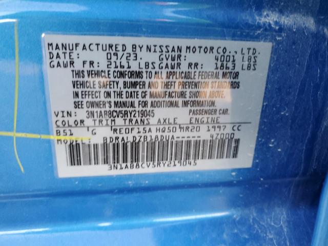 2024 NISSAN SENTRA SV - 3N1AB8CV5RY219045