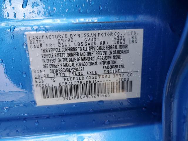 2020 NISSAN SENTRA SV - 3N1AB8CV9LY294421