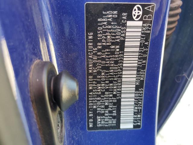 2016 TOYOTA COROLLA L - 5YFBURHE2GP563391