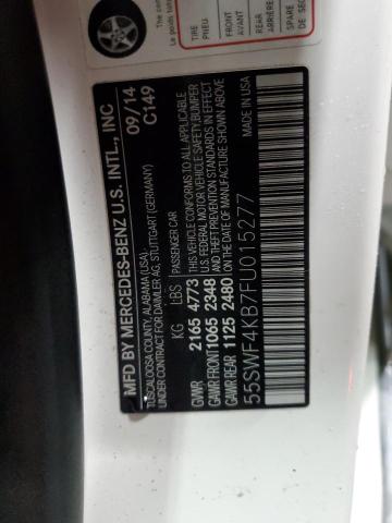 2015 MERCEDES-BENZ C 300 4MAT - 55SWF4KB7FU015277