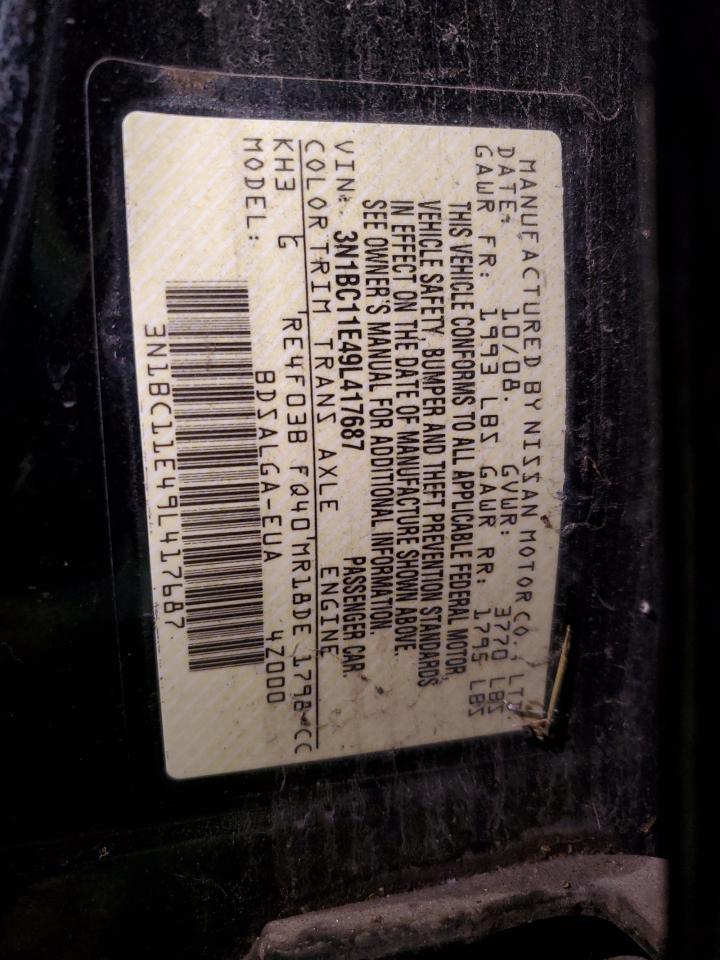 Lot #3036985725 2009 NISSAN VERSA S