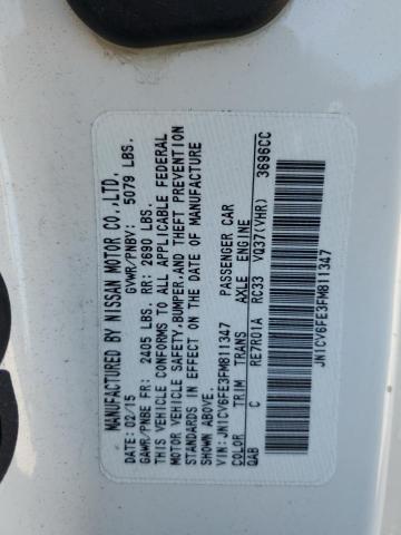 2015 INFINITI Q60 BASE JN1CV6FE3FM811347